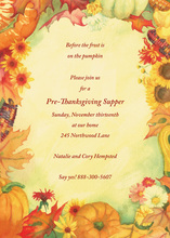 Autumn Silverware Cutlery Kitchen Invitations