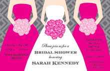 Snazzy Maids Bridal Luncheon Invitations