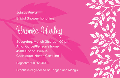 Playful Breeze Leaves In Yellow Background Invitations