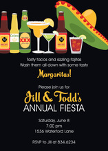 Fiesta with Sombrero Invitation