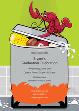 Hungry For Cajun Party Invitations