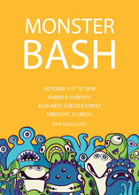 Our Little Monster Birthday Invitations