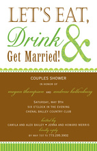 Announcing Eat Drink Marry Invitations