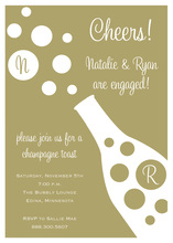 Elegant Toppers Bucket Filled Invitations