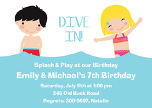 Wee Swim Kids Kids Fill-in Thank You Cards