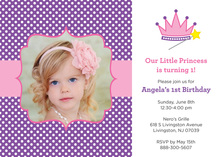 Pink Butterfly Fairy Princess Invitations
