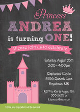 Pretty Pink Princess Invitations