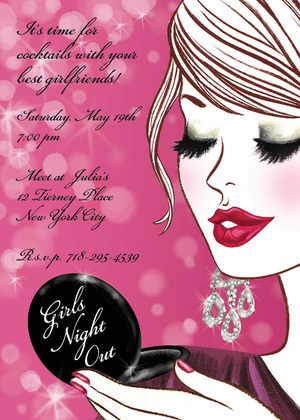 Make-up Soon-to-be Mrs. Bridal Shower Invitations