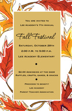 Autumn Flair Pumpkin Patch Invitation