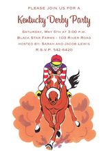 Horse Racing Home Stretch Party Invitations