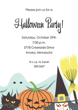 Scary Poison Drinks Halloween Invitations