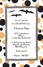 Haunted House In Spider Web Invitations