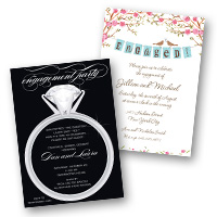 Wedding Related Engagement Party Invitations