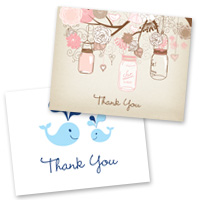 Baby Stationery Thank You Cards