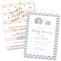 Party invitation themes Baby Shower Invitations