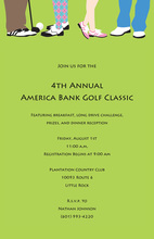 Golf Swing Event Invitations
