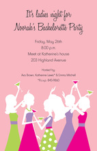 Bachelorette Girls Celebration Invites