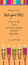 Tiki Torch Night Invitation
