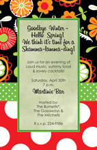 Spring Whimsical Floral Invitations
