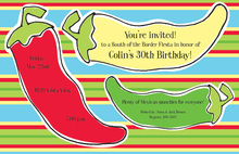 Red Hot Chilies Invitation