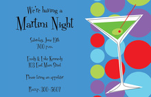 Cool Martinis Paisley Invitations