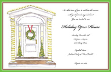 Pretty Holiday Entry Invitation