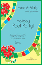 Holiday Pool Invitation