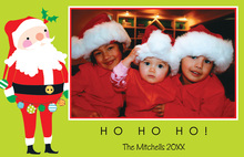 Jingle Santa Photo Cards
