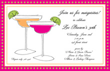 Tall Margaritas Cocktail Night Invitations