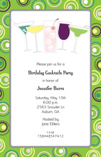 Cocktail Celebration Hostess Invitations