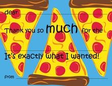 Eatsa Pizza Kids Fill-in Thank You Cards