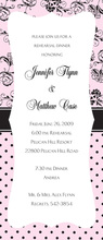 Luxe Mix Pink Tea Length Invitations