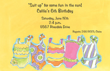 Outfits For Fun In The Sun Invitation