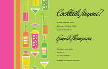 Just Say Cheers! Envy Green Invitations