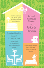 House Layout Lavender Invitations
