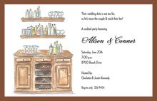 Solid Stock The Bar Invitations