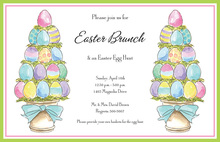 Egg Wreath Invitation