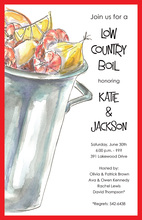 Outdoor Low Country Boil Invitations
