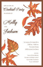 Harvest Placesetting Fall Watercolor Invitations