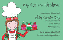 Cupcakes for Claus Invitation