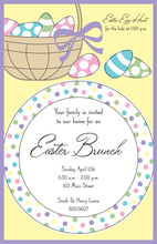 Egg Basket Invitation