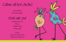 Hot Chicks Lingerie Invitation