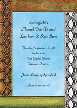 Classy Faux Snake Skins Invitations