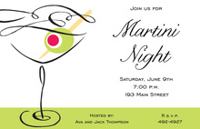 Olive Martinis Invitations