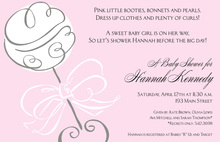 Sip And See Pink Invitations