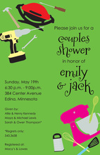 Gift Corners Couple Shower Invitations