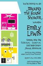 House Layout Lavender Invitations