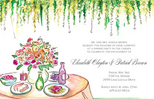 Garden Table Invitations