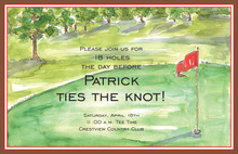 All Fore! One Golf Club Invitations