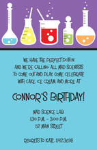 Science Subject Party Invitations